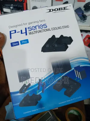 Multifunctional Vertical Cooling Stand for Ps4 Slim Pro