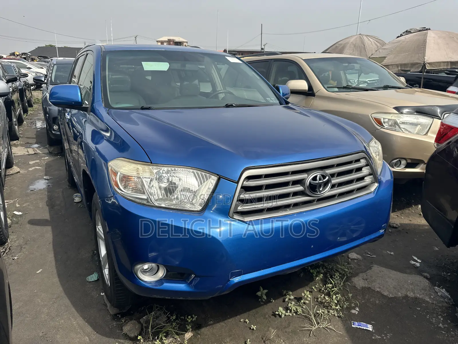 Toyota Highlander Limited 2008 Blue