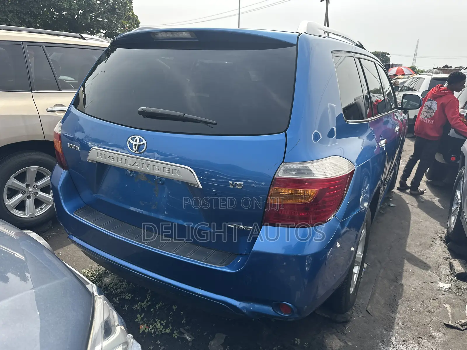 Toyota Highlander Limited 2008 Blue
