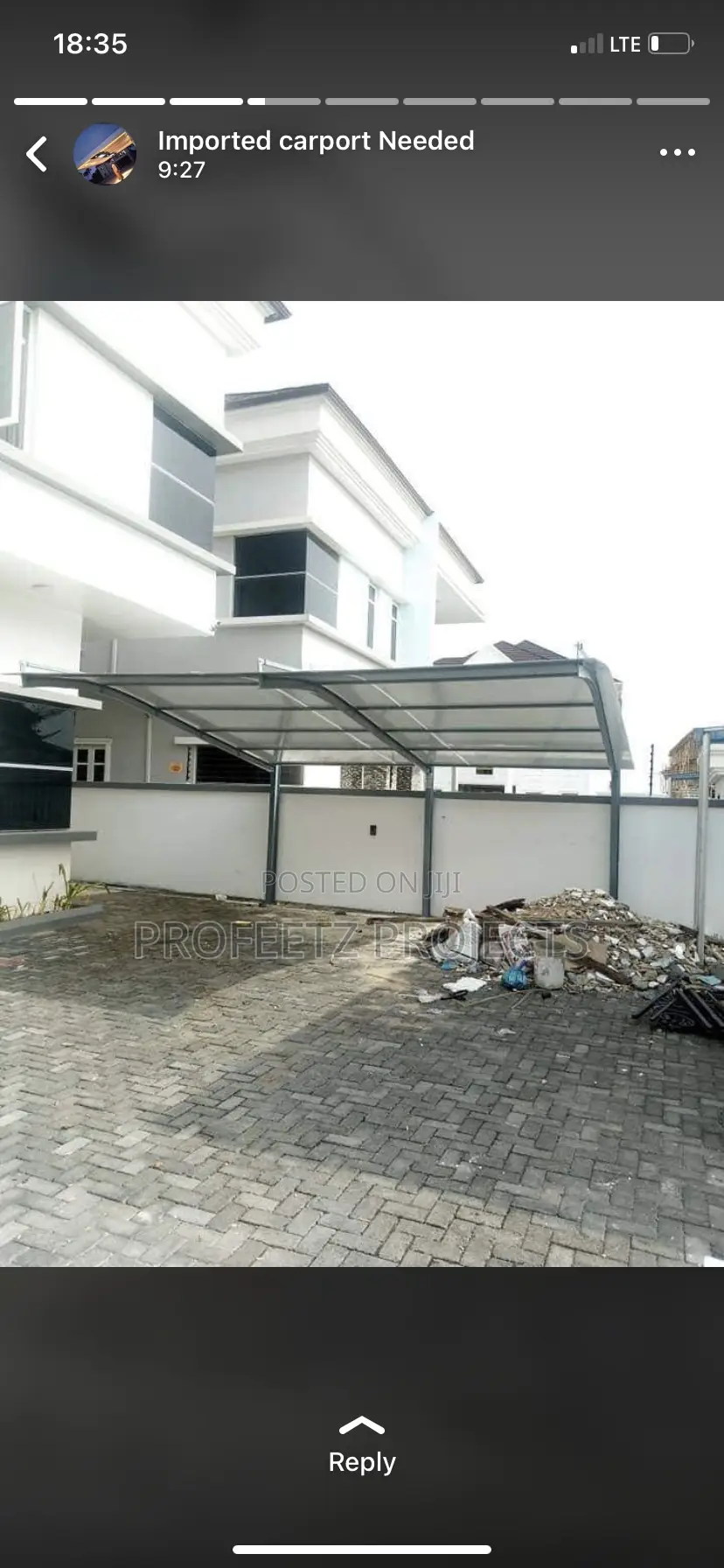 Carport Fabricator In Lagos