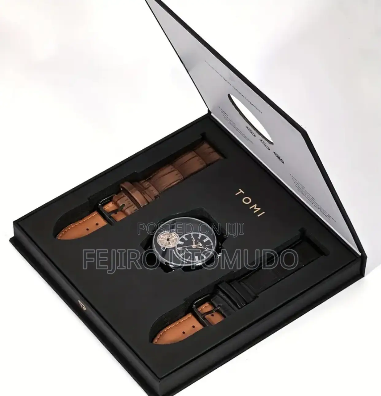 Tomi Watch With a Replaceable Strap in a Gift Box