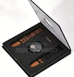 Tomi Watch With a Replaceable Strap in a Gift Box