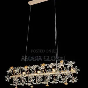 Luxury Crystal Dandelion Chandelier Light For Dining.