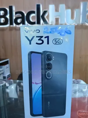 New Vivo Y31 5G 256 GB Black