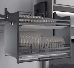 80m Grey Pulldown Plate Rack