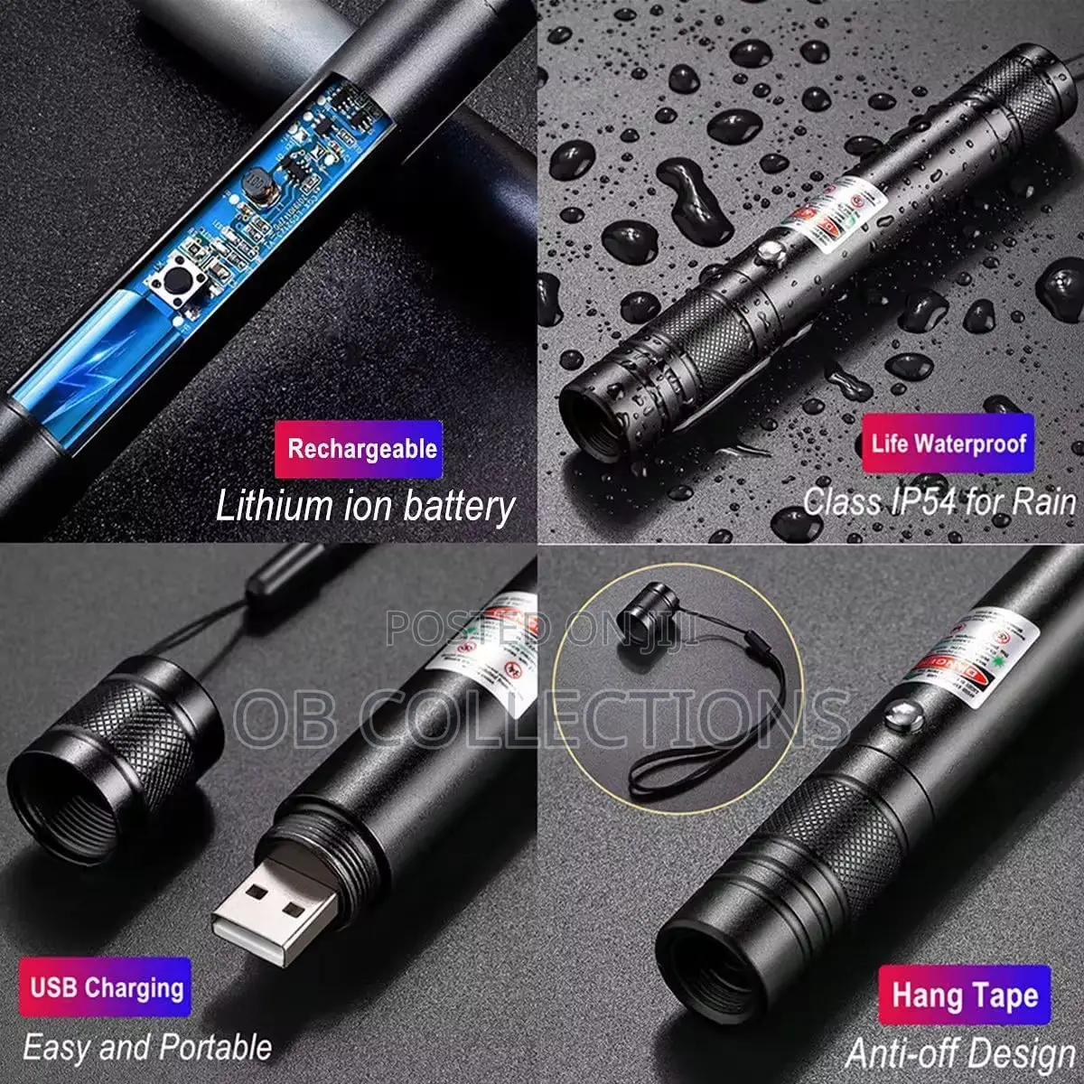 USB Port Rechargeable Laser Pointer