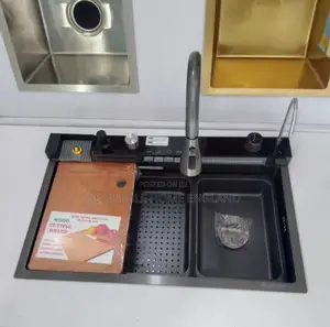 Digital Sink With Faucet Gold