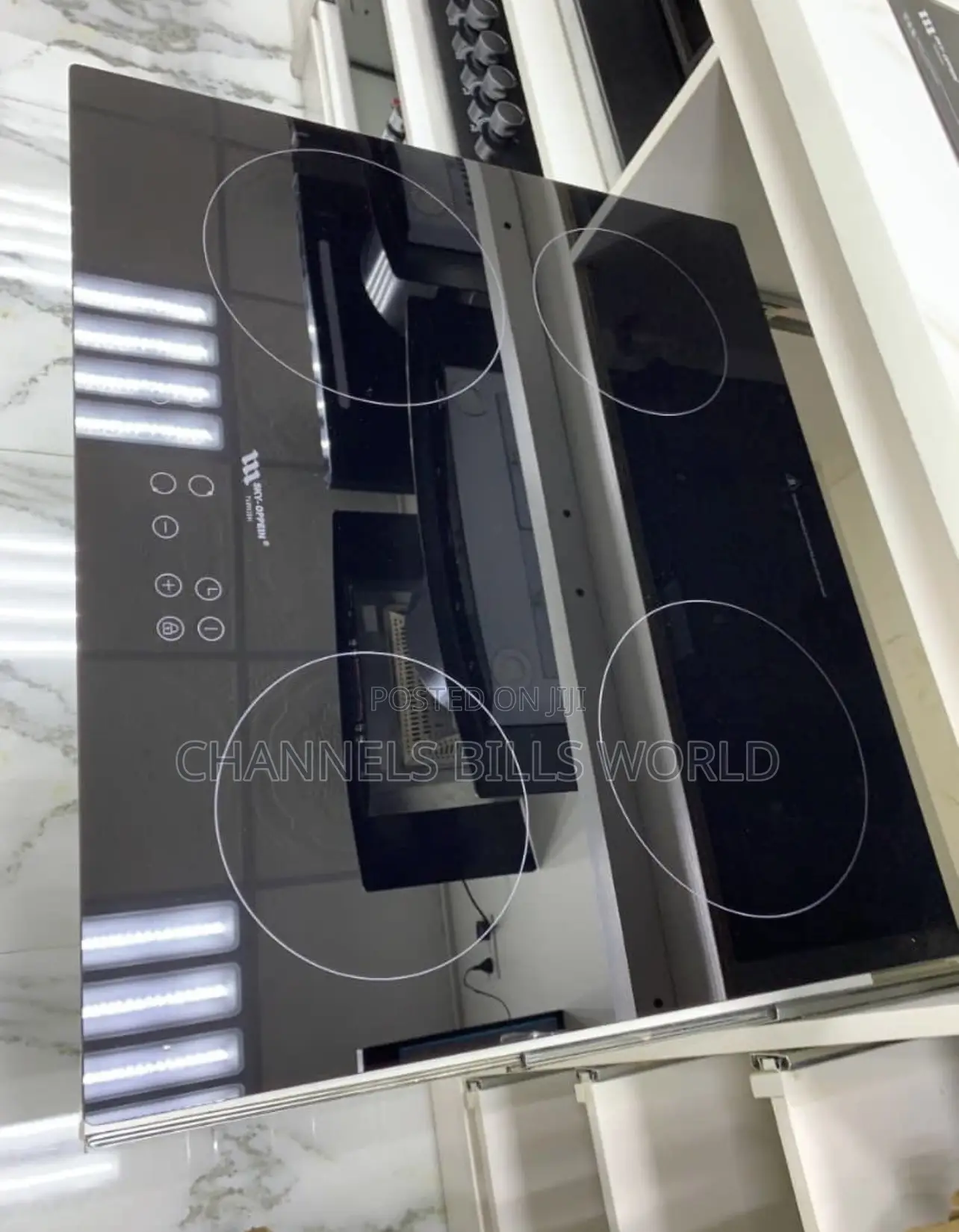 Inbuilt 4burner Hotplate