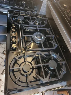 Original Quality Polystar Built-in Luxury 5 Burners Black Stainless
