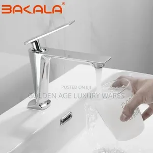 Chrome Color Bras Basin Mixer Tap