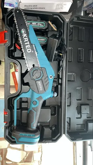 Krted Cordless Mini Electric Chain Saw – 8” Lithium Power Tool