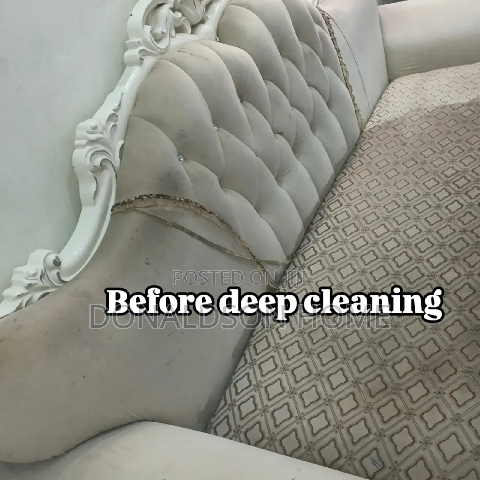 Sofa/Couch Laundry, Deep Cleaning and Disnfectant Services