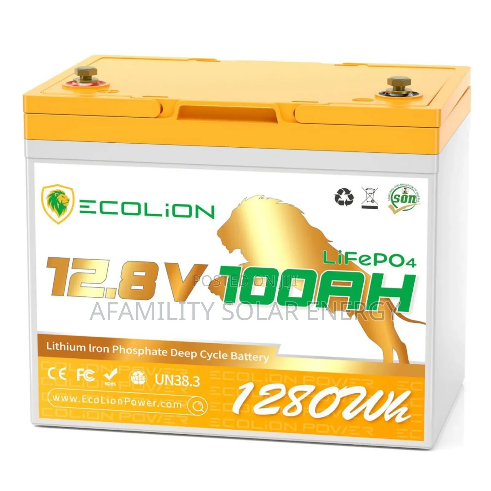 Ecolion 100ah Dry Cell