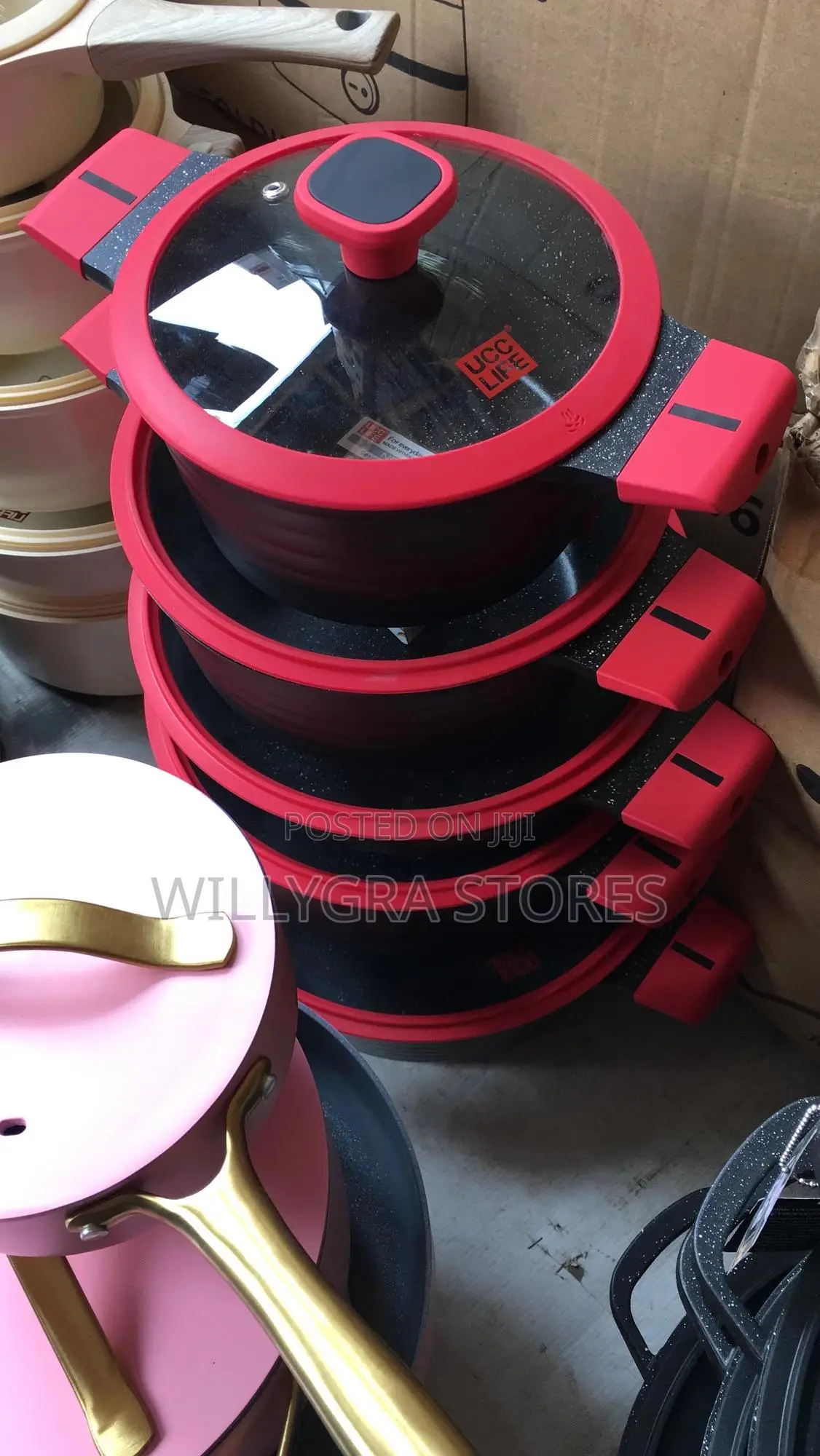 Original Ucc Life 10pcs Granite Cookware Set