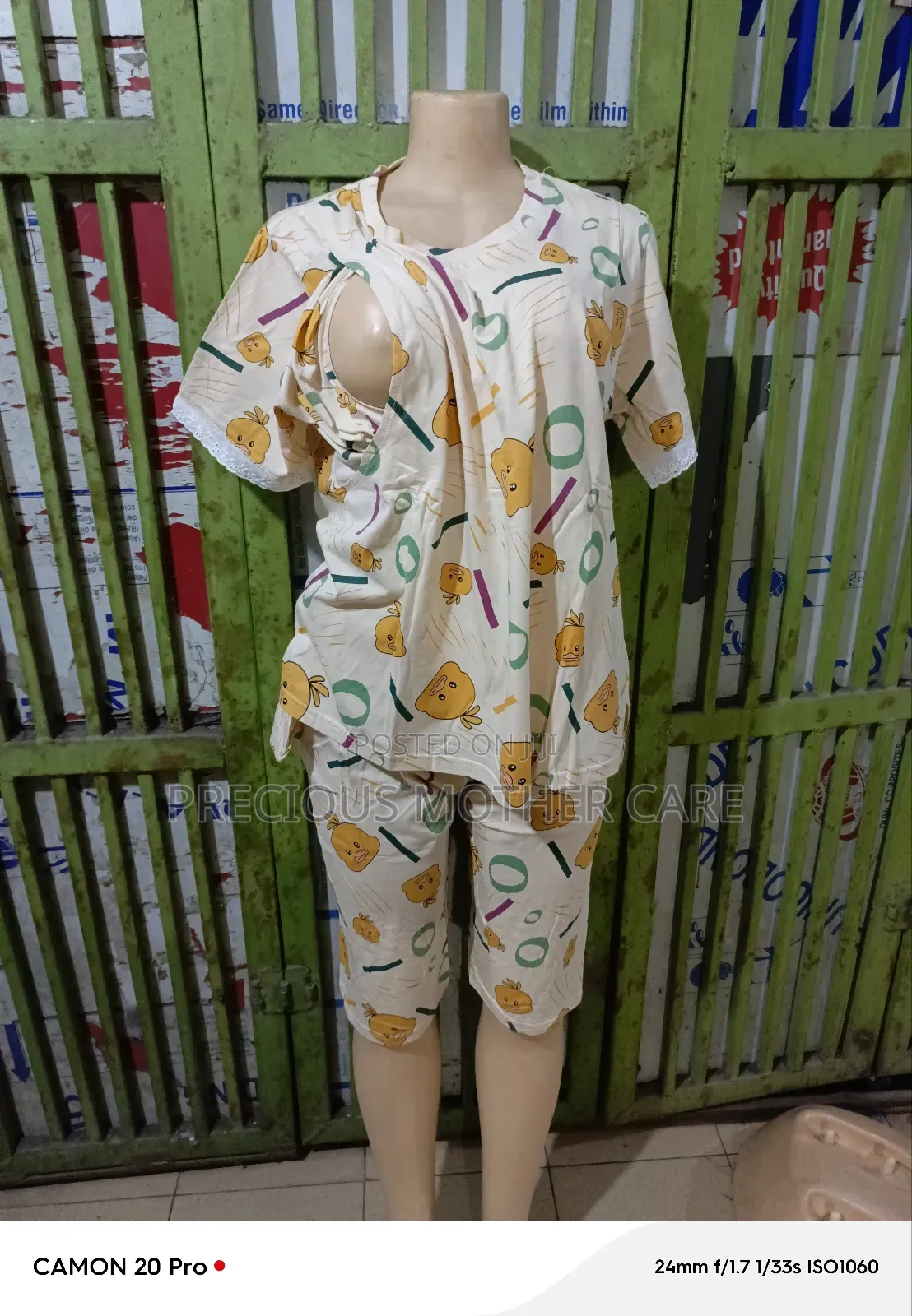 Multipurpose Maternity and Nursing Night Gown