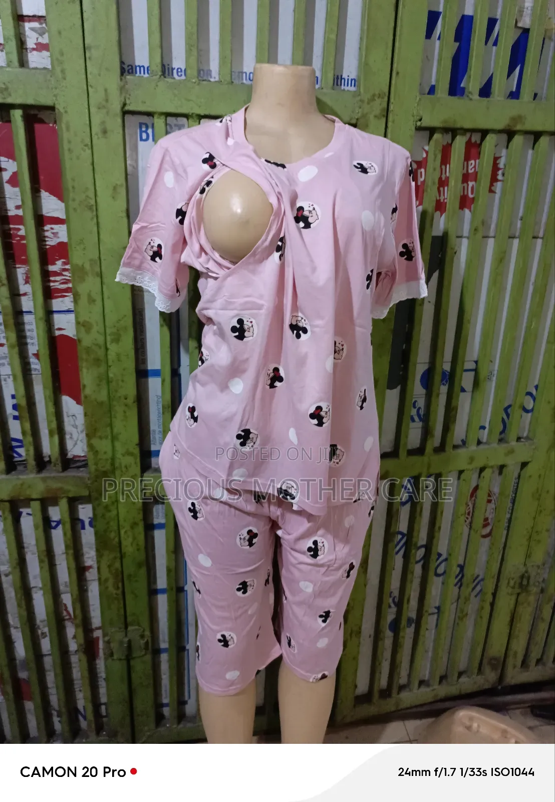 Multipurpose Maternity and Nursing Night Gown