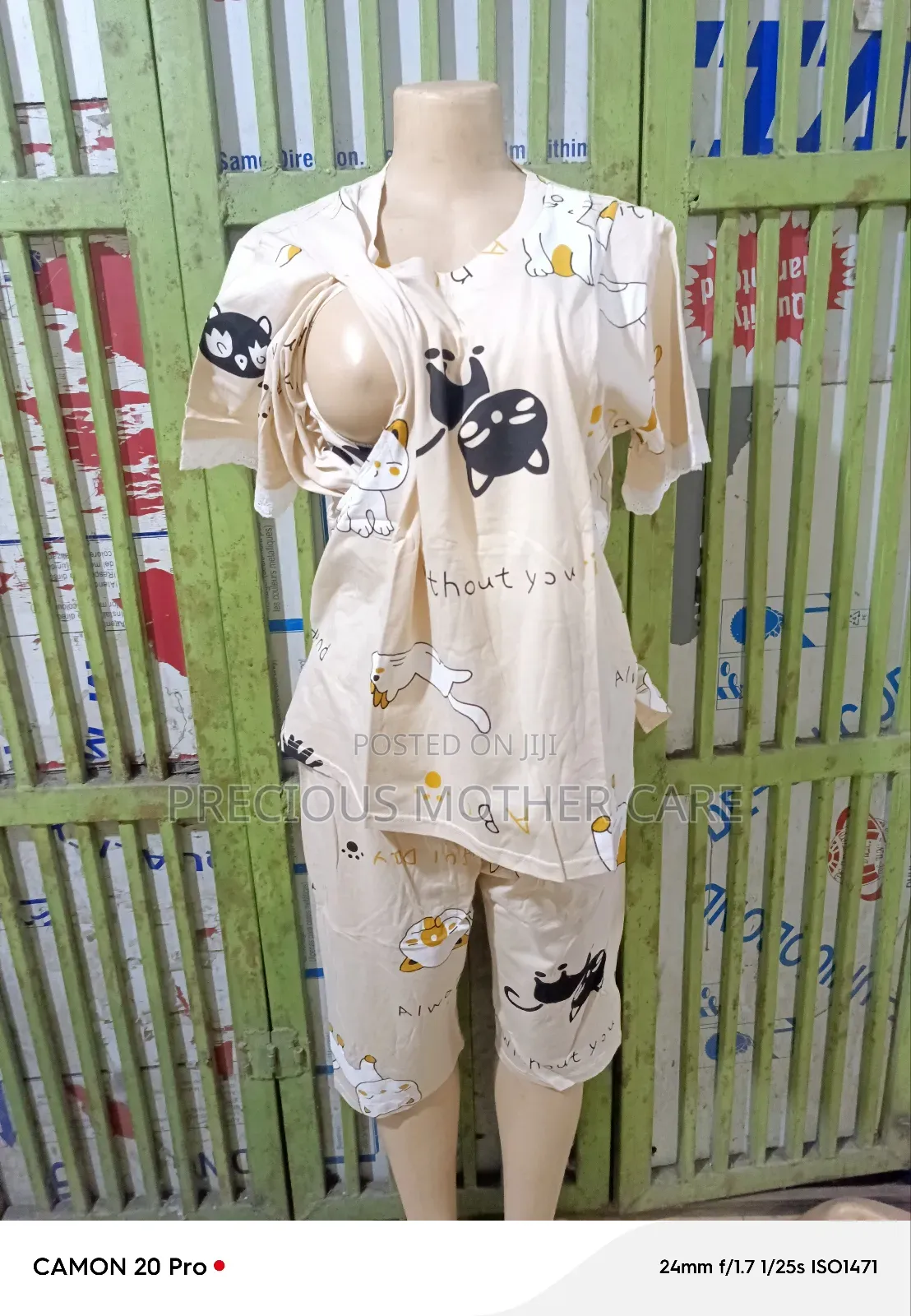 Multipurpose Maternity and Nursing Night Gown