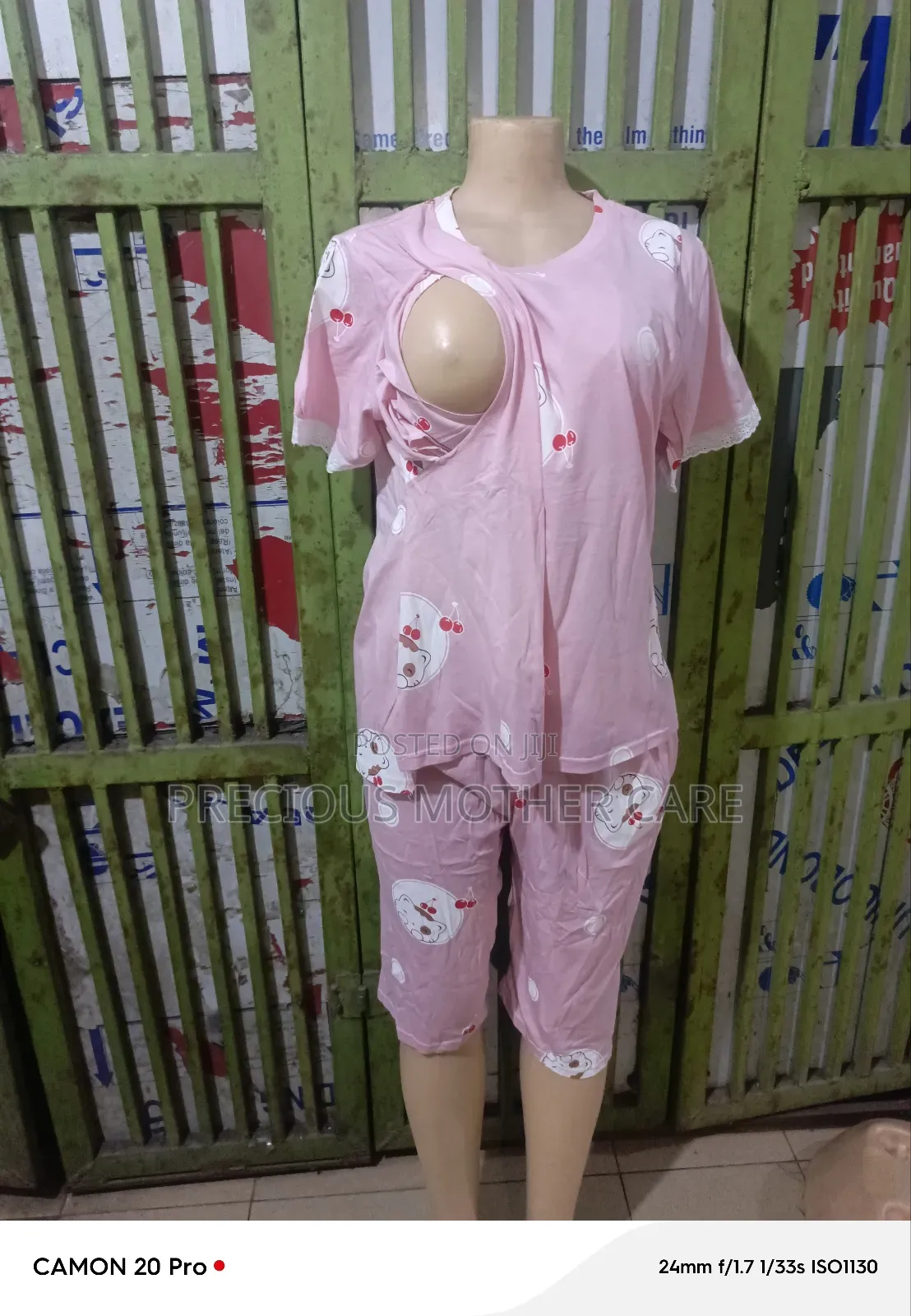 Multipurpose Maternity and Nursing Night Gown
