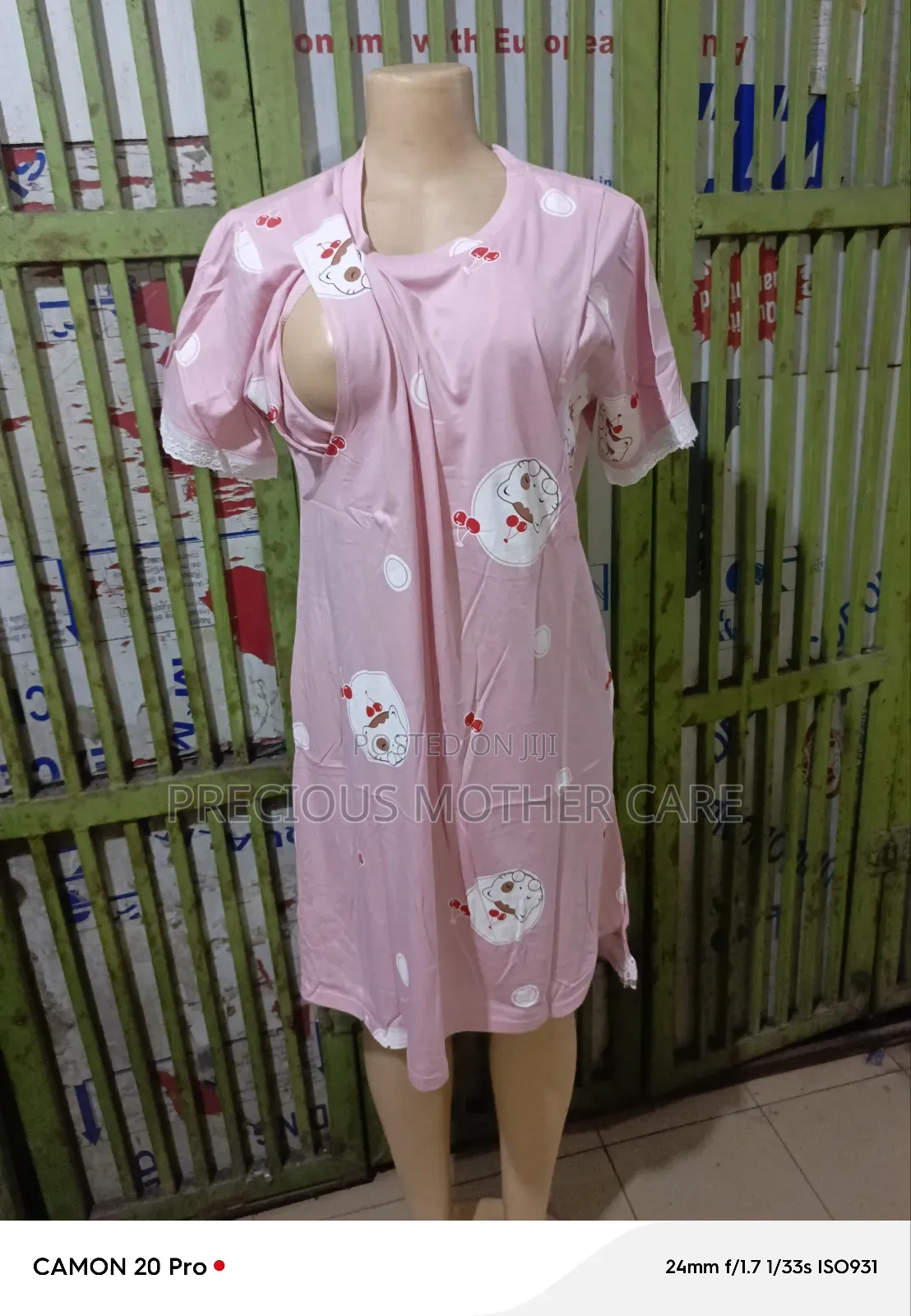Multipurpose Maternity and Nursing Night Gown
