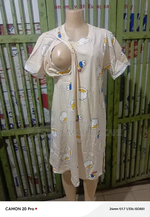 Multipurpose Maternity and Nursing Night Gown
