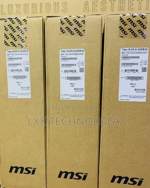 New Laptop MSI Titan 18 HX AI 64GB Intel Core Ultra 9 SSD 4T