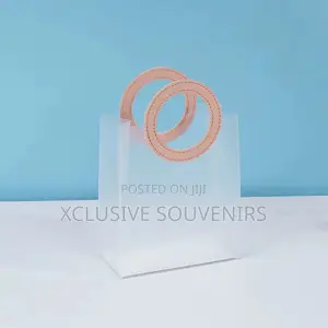12pcs Transparent Frosted Durable Gift Bag