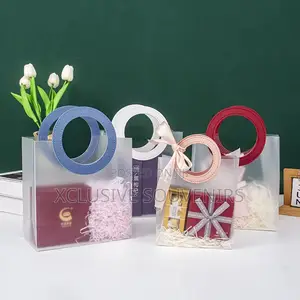 12pcs Transparent Frosted Durable Gift Bag