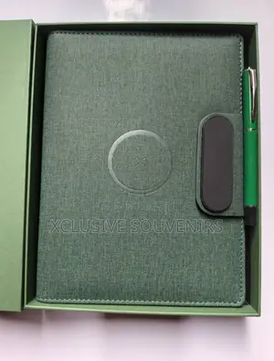 New Design Custom Wireless Charging Notebook With Pen