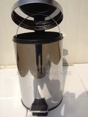 30l Capacity Stainless Steel Round Foot Pedal Dustbin