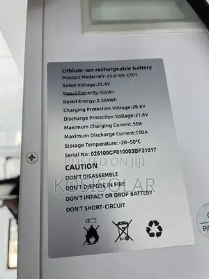 2.5kwh 24v Vanyo Lithium Ion Battery