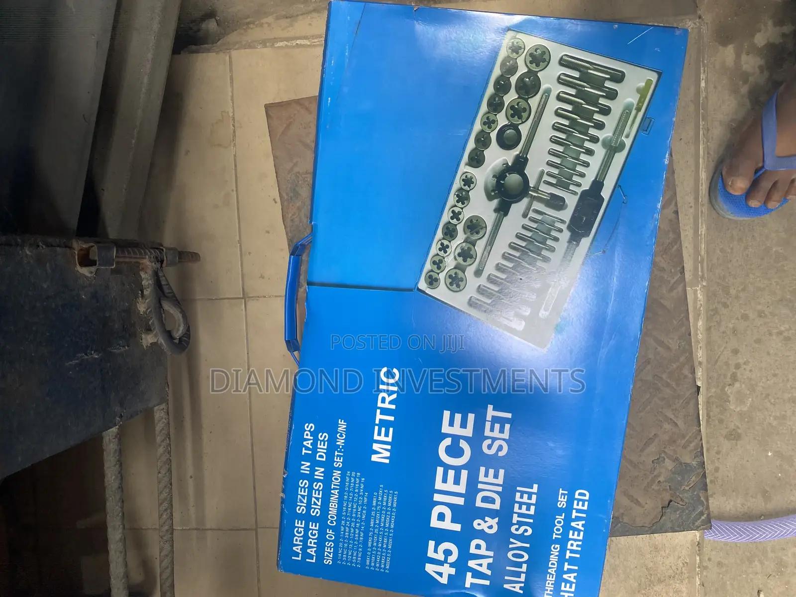 45 Piece Tap And Die Set (Metric)