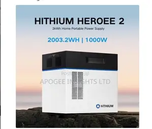 Hithium Hero 2 Solar Generator 2000wh 1000watts Ac Output