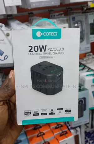 Coteci 20w Pd Qc3.0 Universal Travel Charger