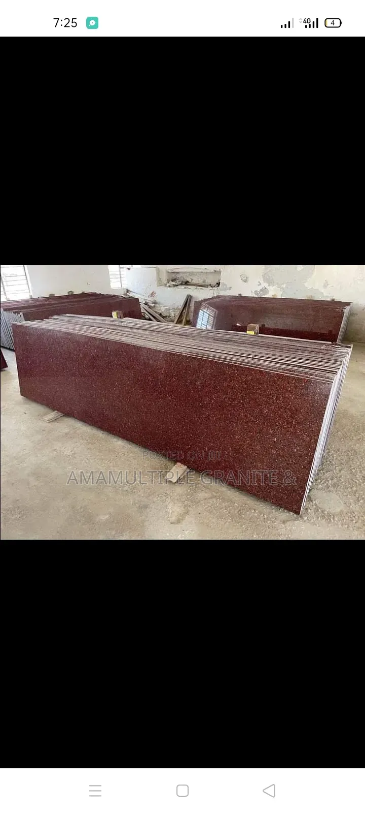 Rubyred Granite Slabs