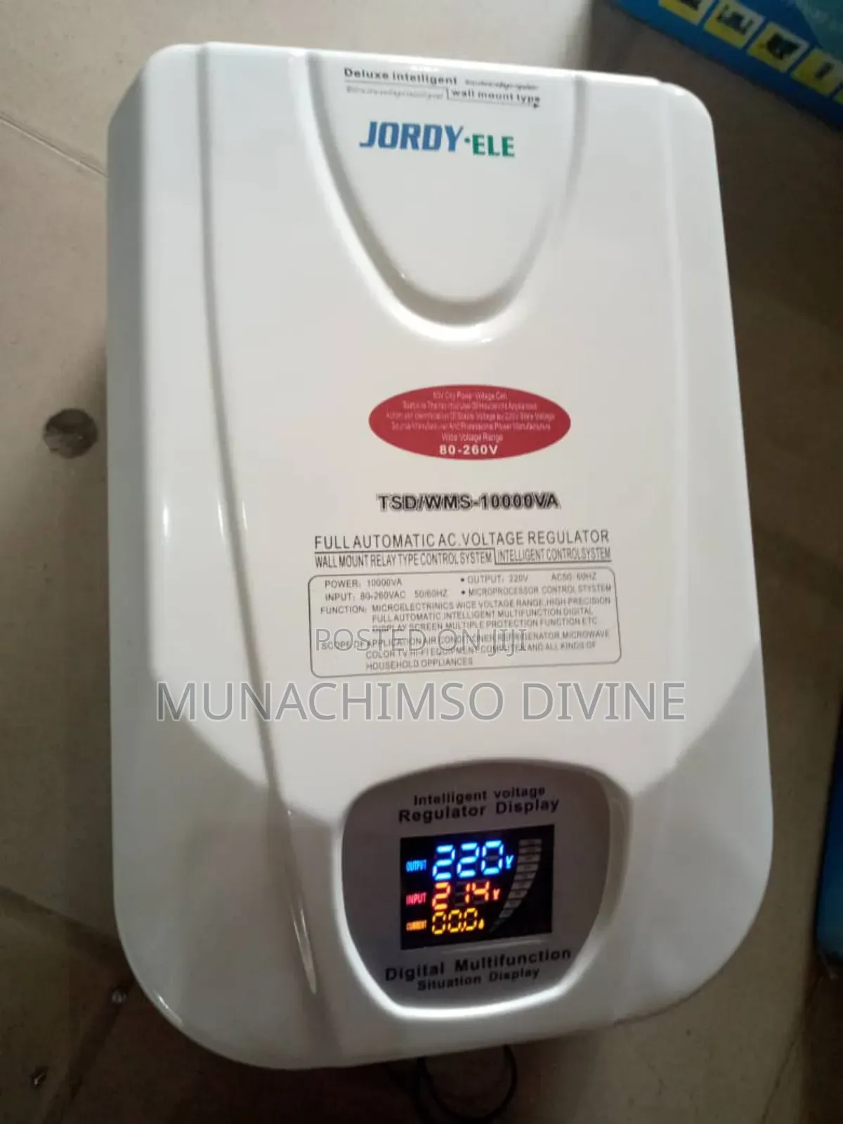 10kva Jordy Stabilizer