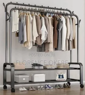 35kg Heavy Duty Foldable Indoor Double Pole Clothe Hanger/Rack