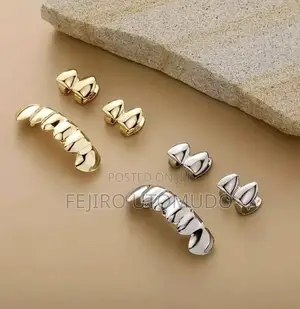 3pcs Hip Hop Teeth Accessories Hiphop Rap Style Unisex Party Gift
