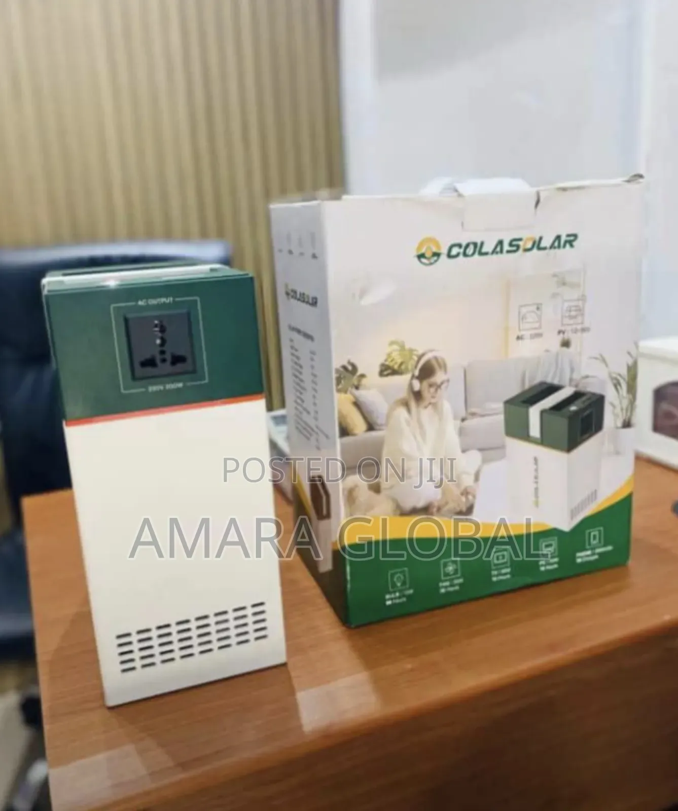 Off-Grid 1kwh Cola Solar Generator