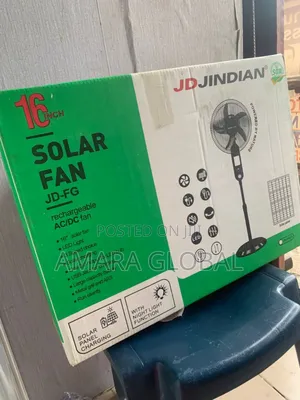 16inches Solar Standing Fan