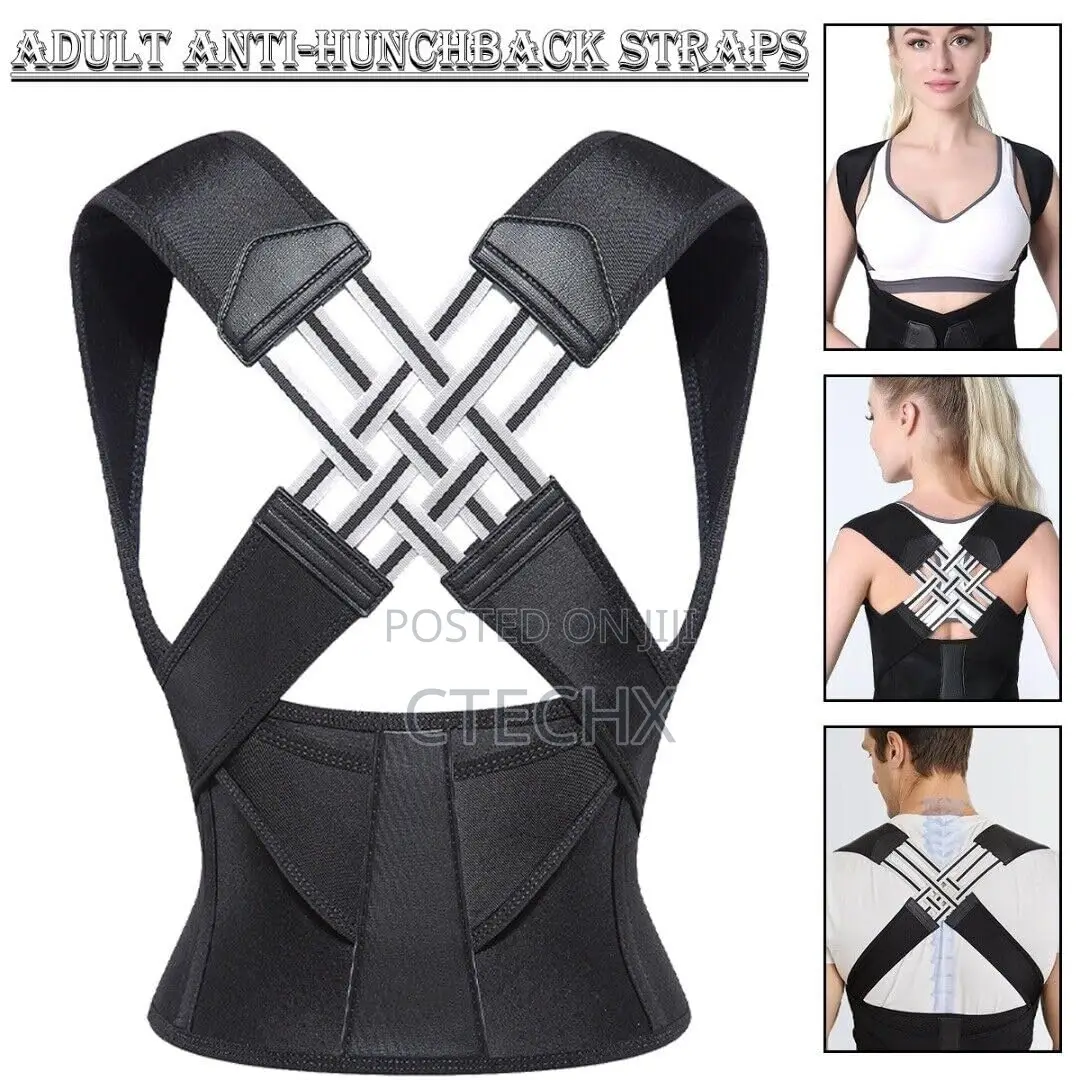 Adjustable Back Posture Corrector - Unisex Support for Neck Shoulder