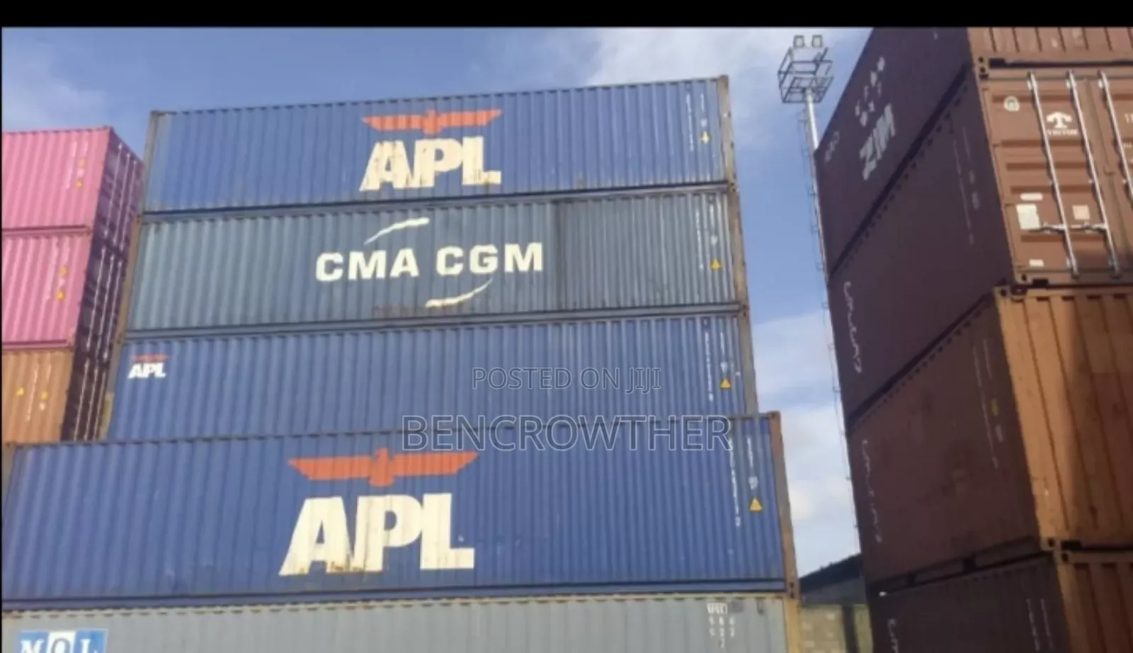 Empty Used Containers for Sale