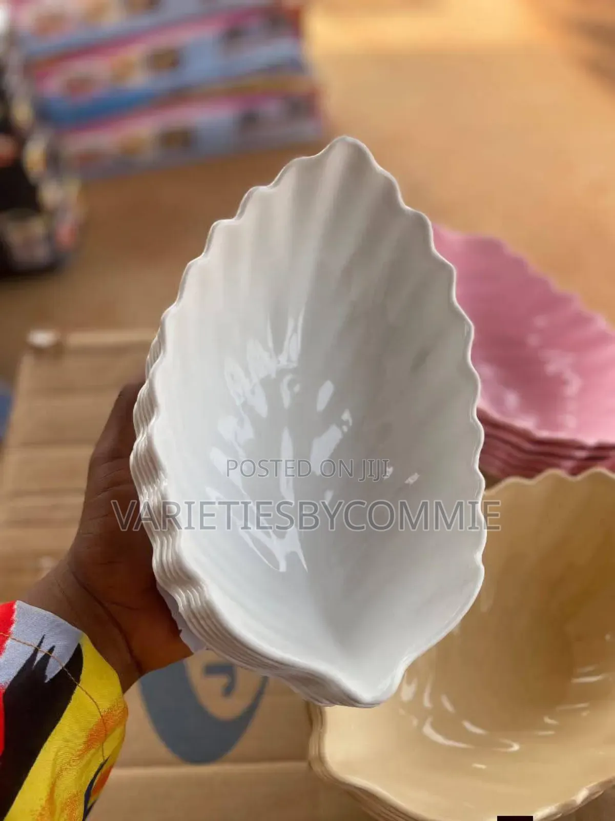 6pcs Melamine Leaf Shape Bowl