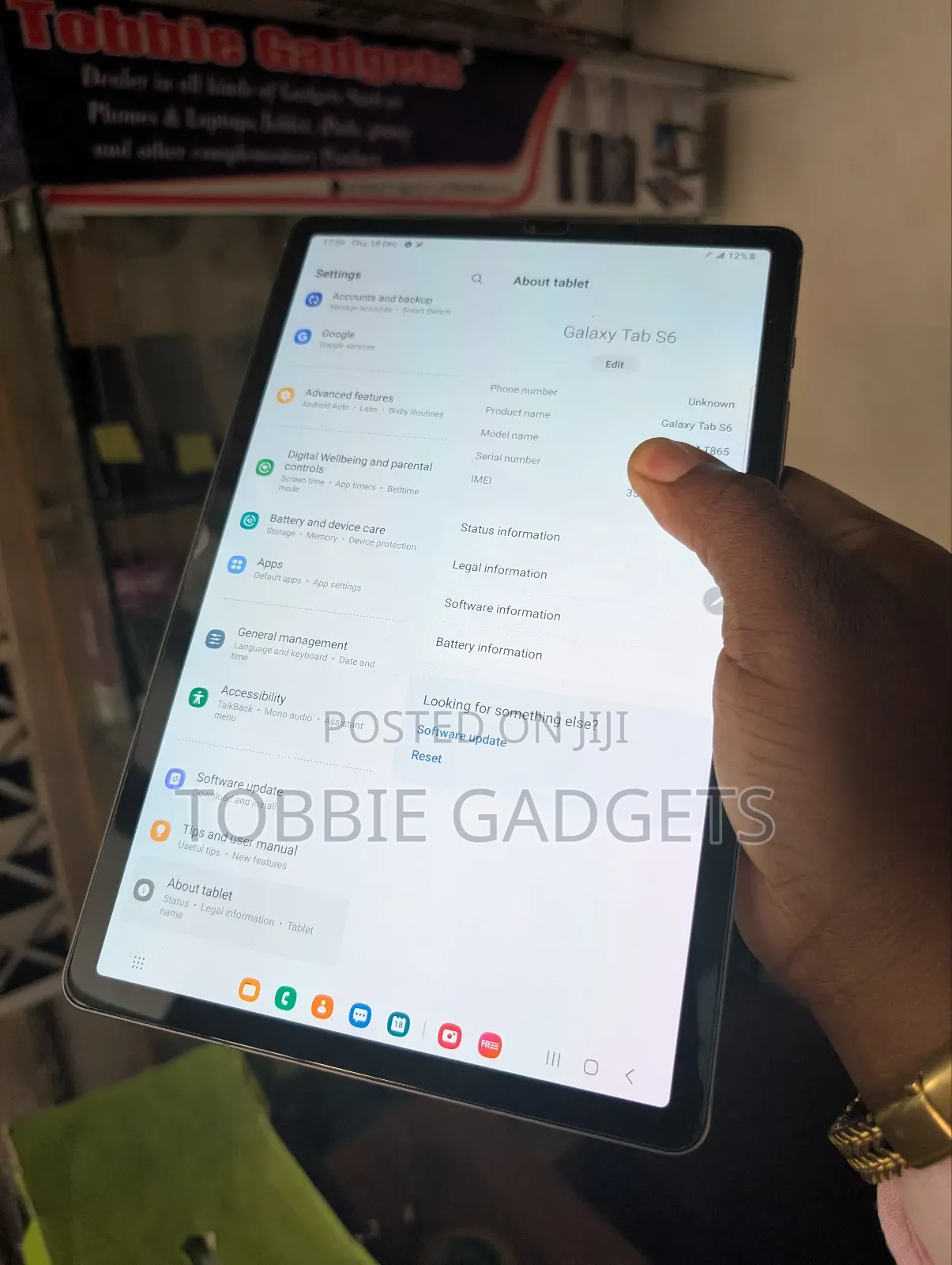 Samsung Galaxy Tab S6 256 GB Gray