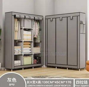 Four Zipers Clothes Wardrobe