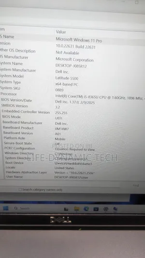 Laptop Dell Latitude E5500 8GB Intel Core i5 SSD 256GB