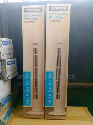 32" Status Electrical Tower Floor Fan
