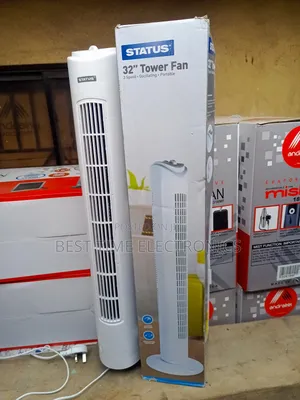32" Status Electrical Tower Floor Fan