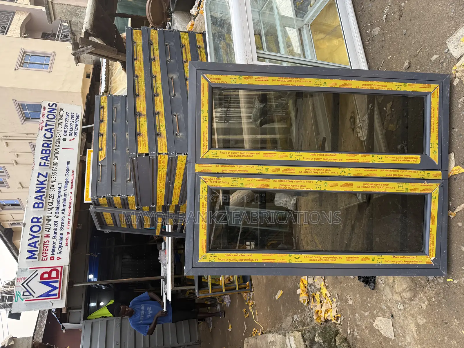 Casement Window With Burglary