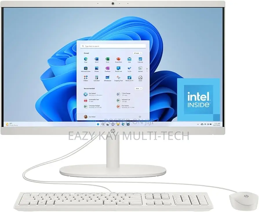 New Desktop Computer HP AiO 24 8GB Intel Core I5 HDD+SSD 512GB