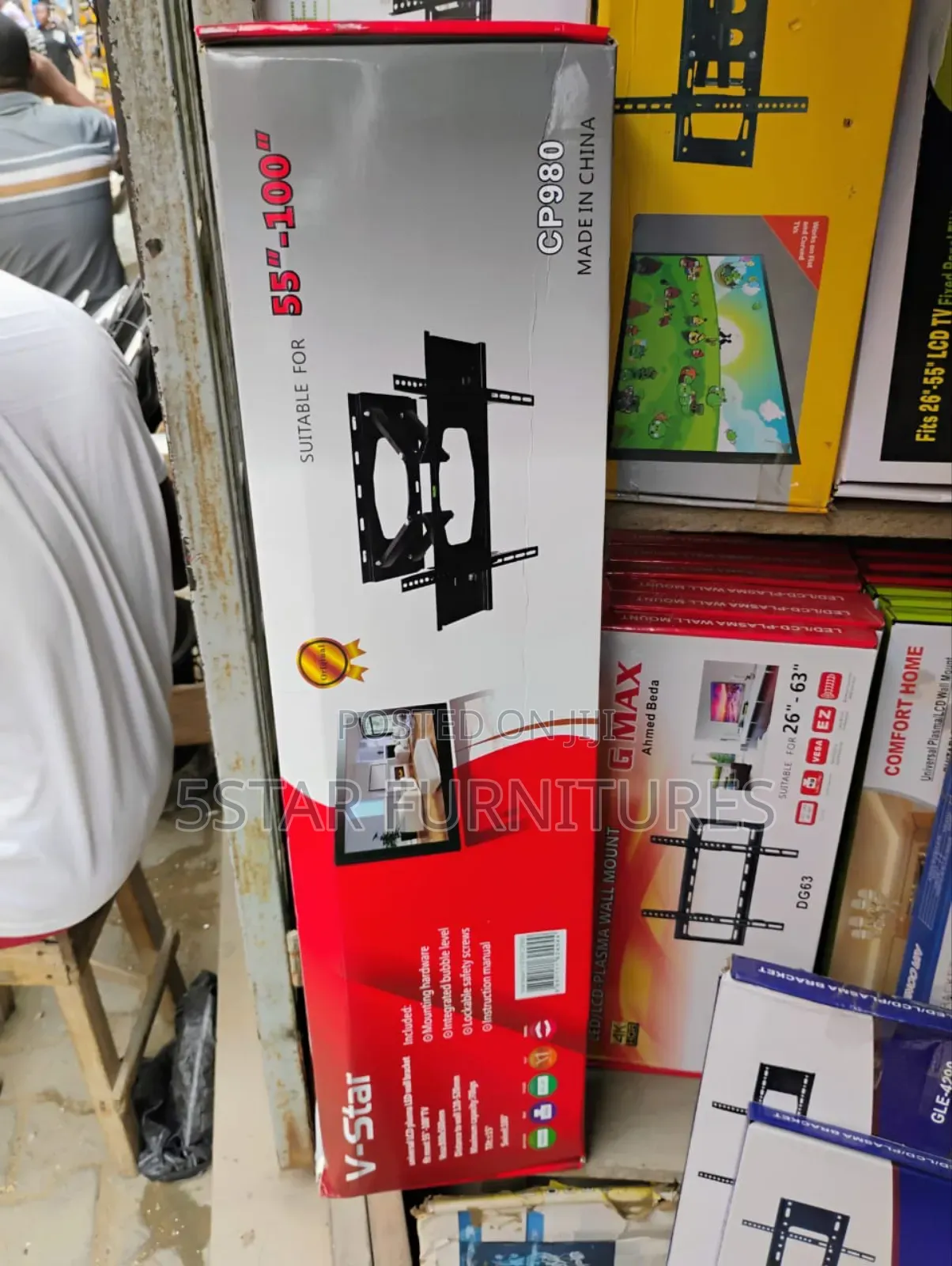 Wall Adjustable Hanger 55" - 100"